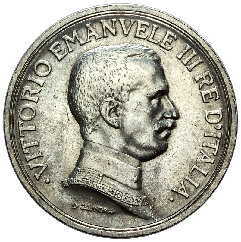 REGNO D'ITALIA - Vittorio Emanuele III - 5 Lire Quadriga Briosa - 1914